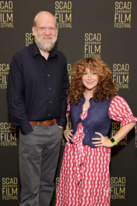 a man and a woman pose on the red carpet, Paul Thureen and Hannah Bos