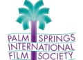 a palm tree logo that says palm springs international film society