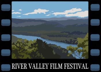 a glimpse of a river and valley