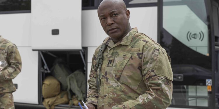 lifetime movie forever Taye Diggs in army fatigues after getting off the bus