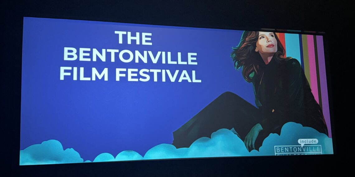 bentonfill film festival logo with geena davis on it