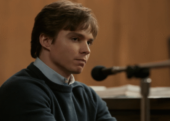 Nicholas Alexander Chavez On the Slippage of Lyle’s Mask for ‘Monsters: The Lyle and Erik Menendez Story’