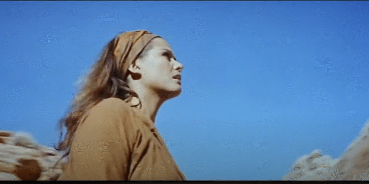 “With Claudia Cardinale as Maria”