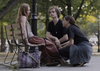 the pitt ogilvie and mckay console a patient by a bench