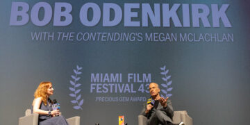 bob odenkirk q&A with megan mclachlan at miami film festival