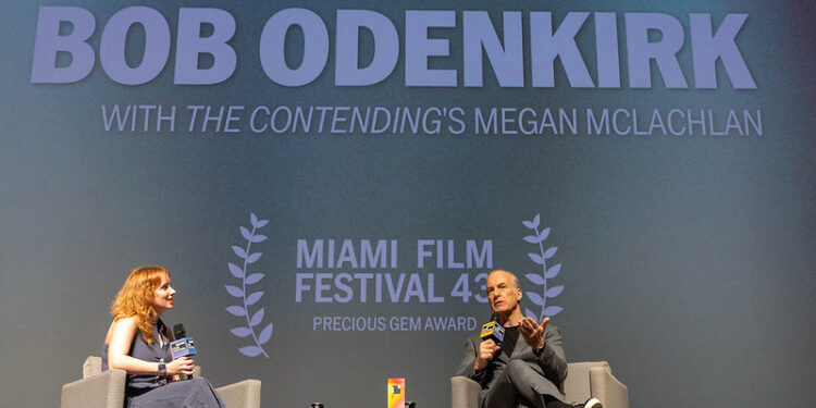 bob odenkirk q&A with megan mclachlan at miami film festival
