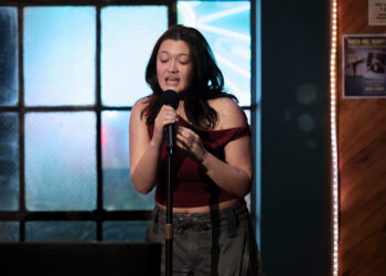 santos the pitt actress isa briones sings on karaoke stage in season 2 finale