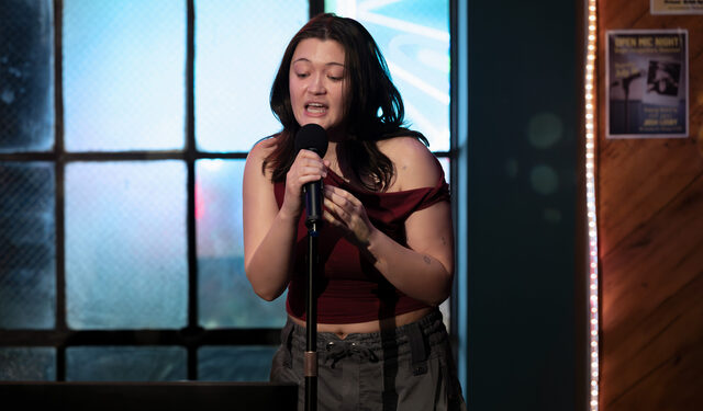 santos the pitt actress isa briones sings on karaoke stage in season 2 finale