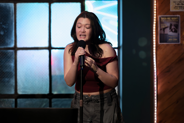 santos the pitt actress isa briones sings on karaoke stage in season 2 finale