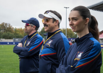 Ted Lasso Season 4 cast members on the pitch