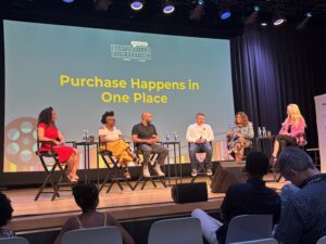 the purchase happens in one place panel at bentonville film festival