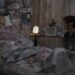 the pitt roxie actress brittany allen in a hospital bed next to actress fiona dourif