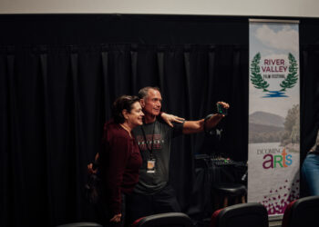 sean young and paul perez at river valley film festival