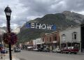 telluride film festival sign in town