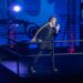 David Harbour in a track suit on stage for DTF St. Louis
