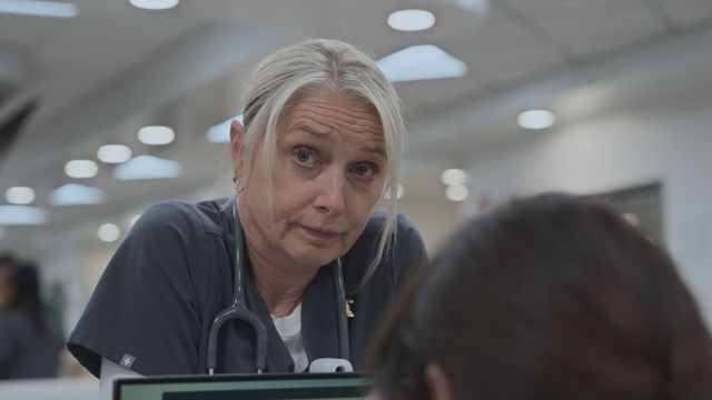 katherine lanasa in season 2 of the pitt
